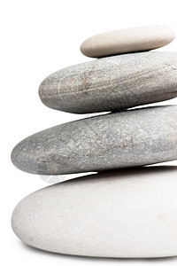 余额结余岩石力量石头白色矿物团体卵石灰色圆形脚步图片