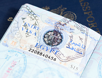 美国护照的签证印章游客入口国家旅行检查鉴别边界家园身份移民图片