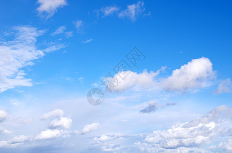 有云的蓝天空天气阳光气象蓝色场景美丽环境臭氧柔软度天际图片