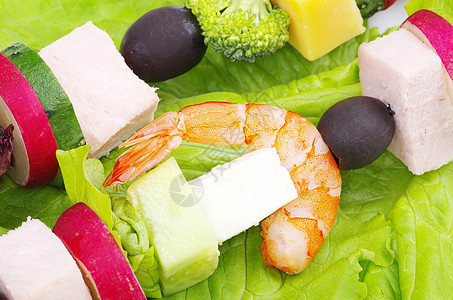 沙拉美食叶子晚餐胡椒白色盘子洋葱营养午餐早餐图片