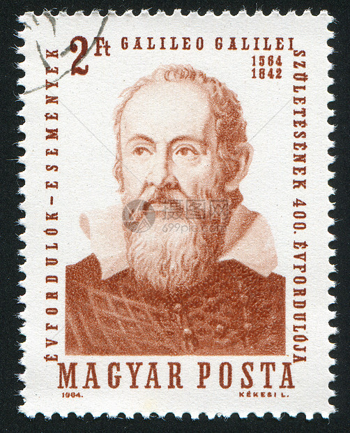 伽利略加利莱明信片邮票信封男性成人集邮头发邮戳海豹历史性图片