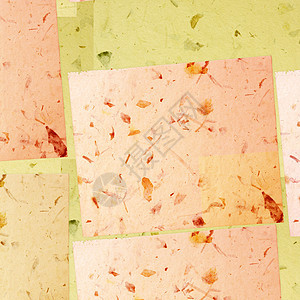手工制纸拼贴画叶子风格印象木板纸板纤维材料工艺创造力图片