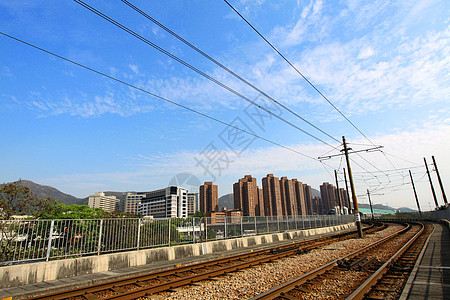 香港铁路火车旅行财富困惑通道路口节点轨枕平台旅游图片