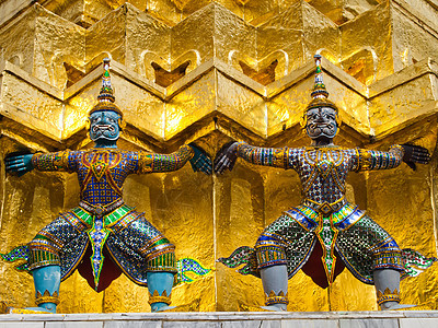 大宫中的泰国巨人土科历史旅游建筑文化金子旅行城市建筑学历史性艺术图片