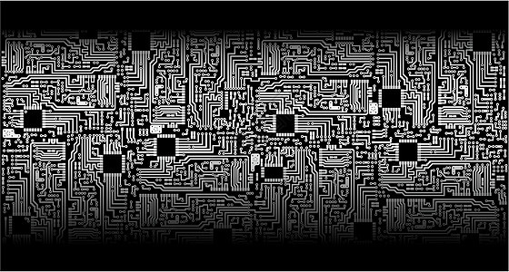 电路板-黑银色图片