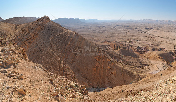 以色列沙漠峡谷(大)的景象图片