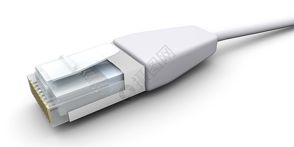 局域网电缆白色用户线宽带电脑线插头数据电讯商业电脑金属图片