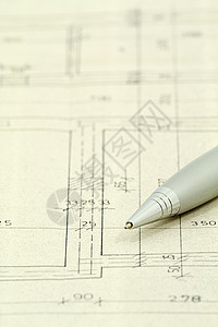 蓝图住宅图表承包商木匠工程房间商业建筑学项目绘画图片