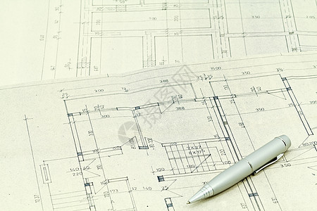 蓝图建造办公室工程承包商房子草稿建设者住宅建筑学绘画图片
