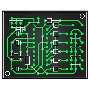 矢量抽象电路板数据微电路电子信号网络半导体技术打印硬件科学图片