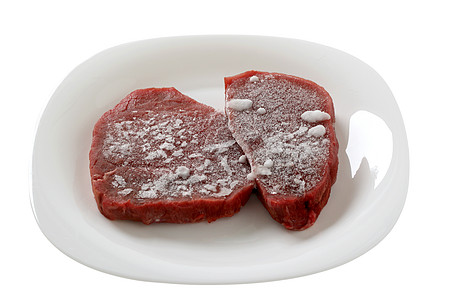 冻肉饮食牛扒盘子静脉食物鱼片红色图片