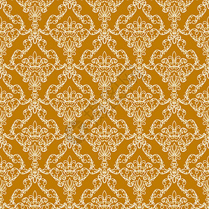 无缝壁纸型植物奢华装饰纺织品墙纸元素曲线地毯设计漩涡状图片