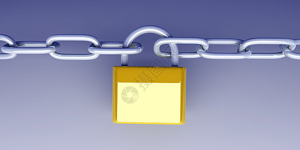 锁定链挂锁金属保护安全图片