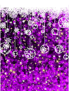 圣诞卡片 紫色可爱的虐待点 EPS 8图片