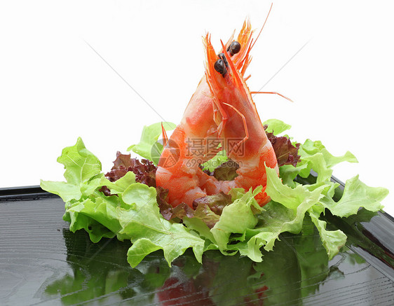 虾鸡尾酒动物烹饪饮食餐厅尾巴紫色沙拉玻璃市场营养图片