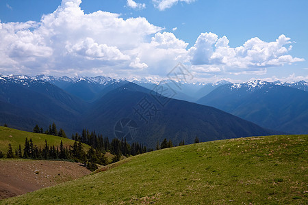 山地景观天空高地爬坡山脉荒野蓝色风景远足山峰飓风图片