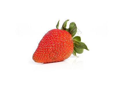 新鲜草莓水果红色食物横截面白色对象甜食水平绿色叶子图片
