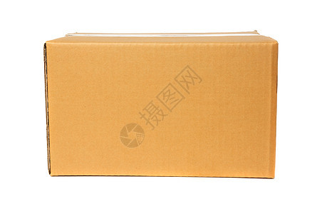 在白色背景上孤立的纸板盒商品功能配送开幕式储存货物纸盒房地产命令托运图片