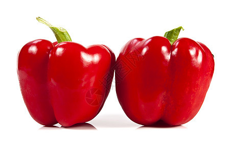 红铃辣椒颜色食物胡椒蔬菜健康饮食绿色白色红色背景图片