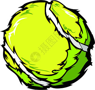 Tennis 球矢量图像模板图片