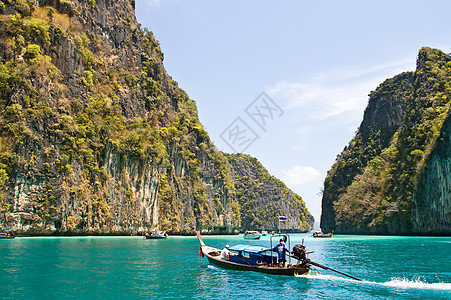 皮皮岛 普吉岛 安达曼 泰国森林旅行假期海滩潜水破坏海洋地标全景天空图片