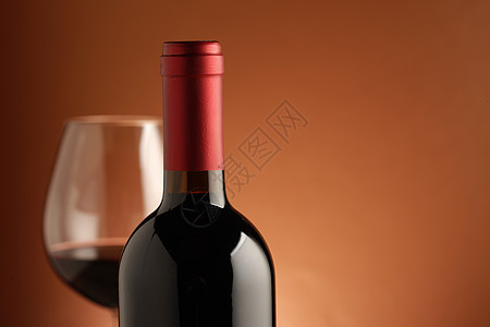 红酒瓶背景酒精液体瓶子红色玻璃静物酒杯图片
