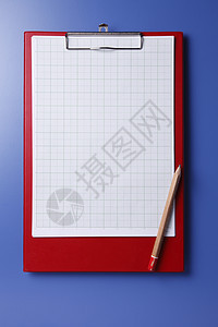 剪贴板提问空白清单剪裁白色红色答案金属边界夹子图片