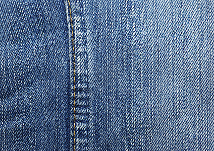 蓝色牛仔裤 黄缝针垂直 可以用作背面g图片