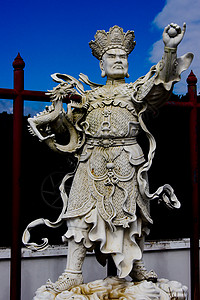 中国新年的神明雕像建造投掷想法宗教上帝纪念碑艺术雕塑文化图片