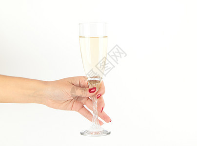 握着香槟杯的手乐趣玻璃纪念日生日酒精魅力派对胜利案件周年图片