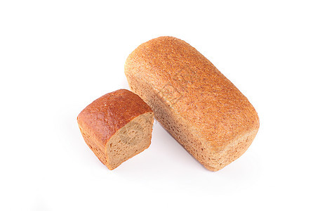 面包灰色谷物粮食小麦宏观棕色饮食玉米食物面粉白色背景图片
