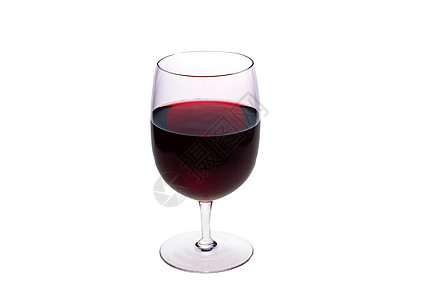 白色背景上隔绝的红葡萄酒杯饮料玻璃品酒红色水晶香味液体庆典派对图片