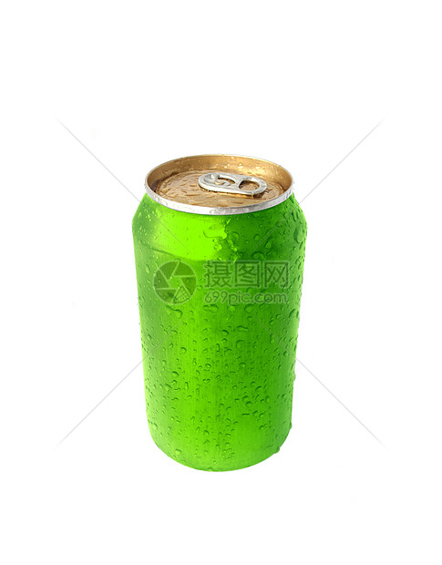 铝绿色饮料罐图片