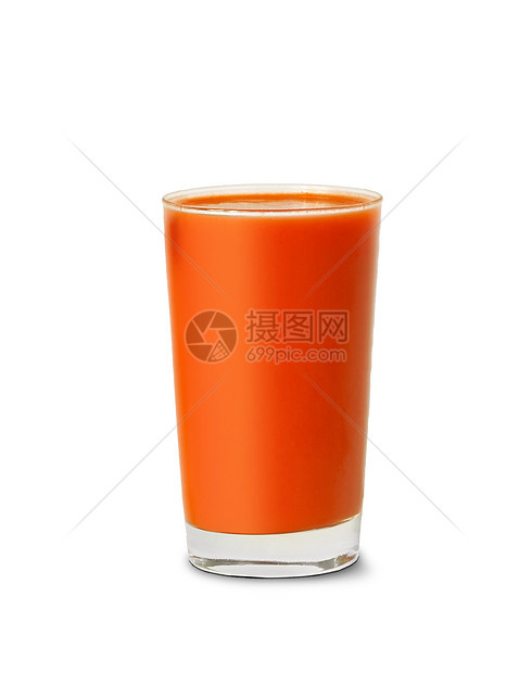 白底孤立的番茄汁杯收成蔬菜食物玻璃液体饮食饮料器皿果汁图片