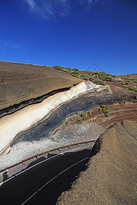 通往提德火山的道路 加那利群岛 特纳里夫图片
