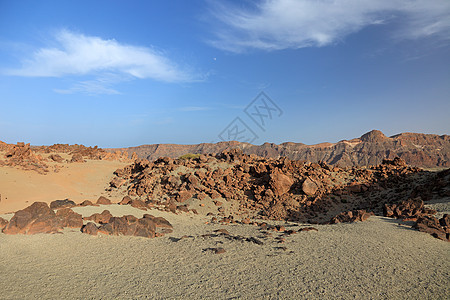 埃尔提德火山的沙漠景观 特纳里夫岛 加那利图片