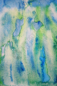 本背景水颜色格朗格蓝色框架绘画帆布创造力技术粮食水彩中风绿色图片