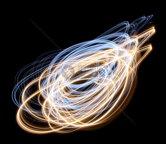 明亮的灯光漩涡运动速度效果单线电灯摄影对比度体力车削图片