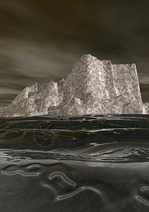 风景表格架子勘探港口冰帽冰柱反射蓝色地形天堂图片