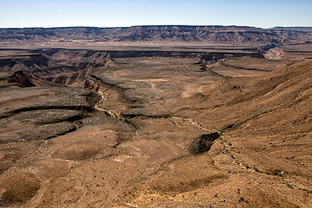 非洲纳米比亚南部河南峡谷流域背景图片