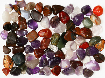 白色背景的宝石价值可贵玻璃静物矿业紫色水晶宏观紫晶药物紫丁香橙子图片