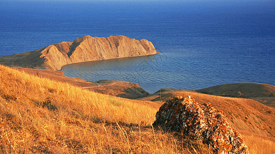 乌克兰 克里米亚 Koktebel 黑海沿岸线图片