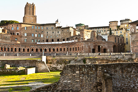 古罗马废墟旅游地方目的地石头城镇游客历史建筑学外观纪念碑图片