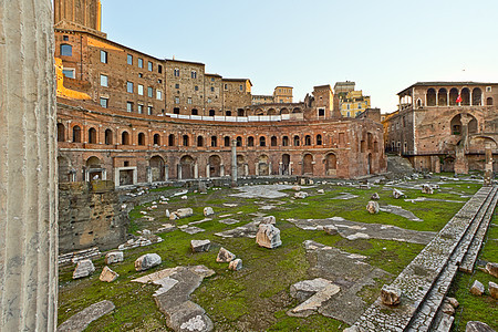 古罗马废墟石头纪念碑历史地方目的地游客广场结构建筑学外观图片