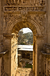 古罗马废墟广场城镇地方历史建筑学结构石头旅游目的地建筑图片