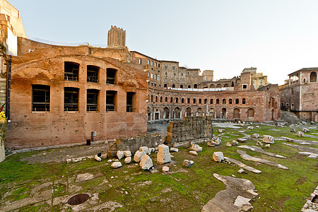 古罗马废墟建筑学旅游地方城镇结构历史广场石头建筑外观图片