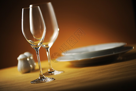 位置设置用餐陶瓷玻璃餐厅眼镜制品图片