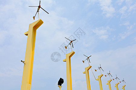 风能能源技术活力农场绿色涡轮机乡村山坡工业车削微风峡谷图片
