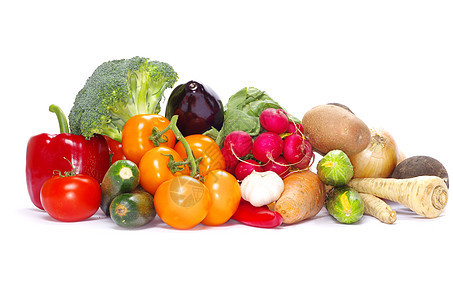 蔬菜沙拉生长食物花园味道辣椒胡椒饮食叶子茄子图片