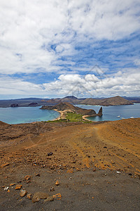 巴托洛梅岛加拉帕戈斯生态国家旅行岩石风景热带海滩假期场景巅峰图片